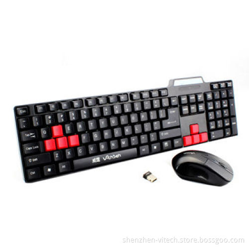 Wireless keyboard and mouse combo ,mini receiver,10m work distance